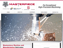 Tablet Screenshot of masterpiecemachine.com